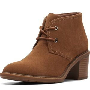 Collection by Clarks Women's Scene suede Laceboots